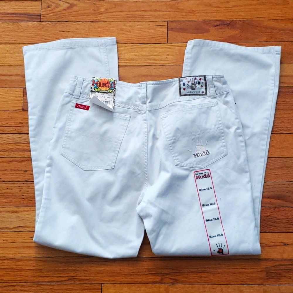 Y2k Mudd khaki flare jeans